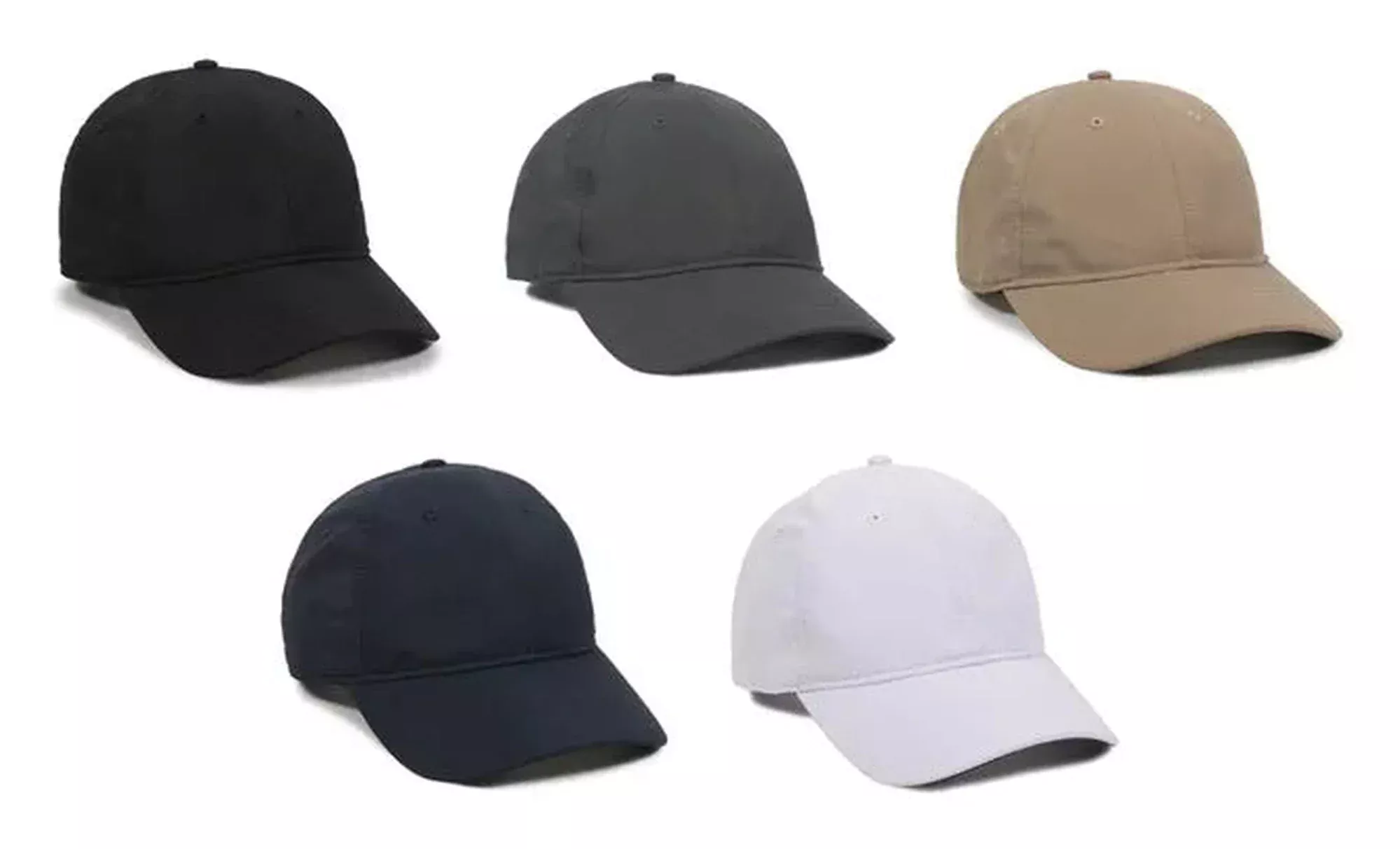 Outdoor Cap PN‑100U – Low‑Crown Unstructured Moisture‑Wicking Performance Cap with Pre‑Curved Visor