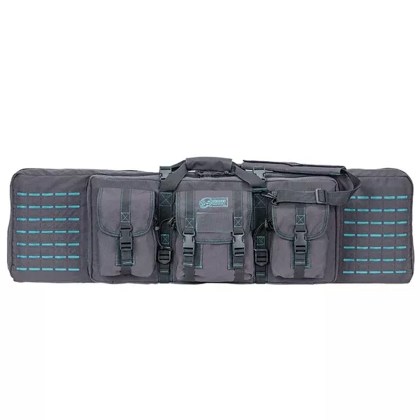 Padded Multi-Gun Case with Die Cut Molle