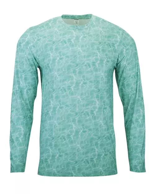 Paragon 230 Belize Men's Sublimated Long Sleeve T-Shirt – 4.4 oz. 93/7 Polyester/Spandex UPF 50+ Tee | XS–4XL