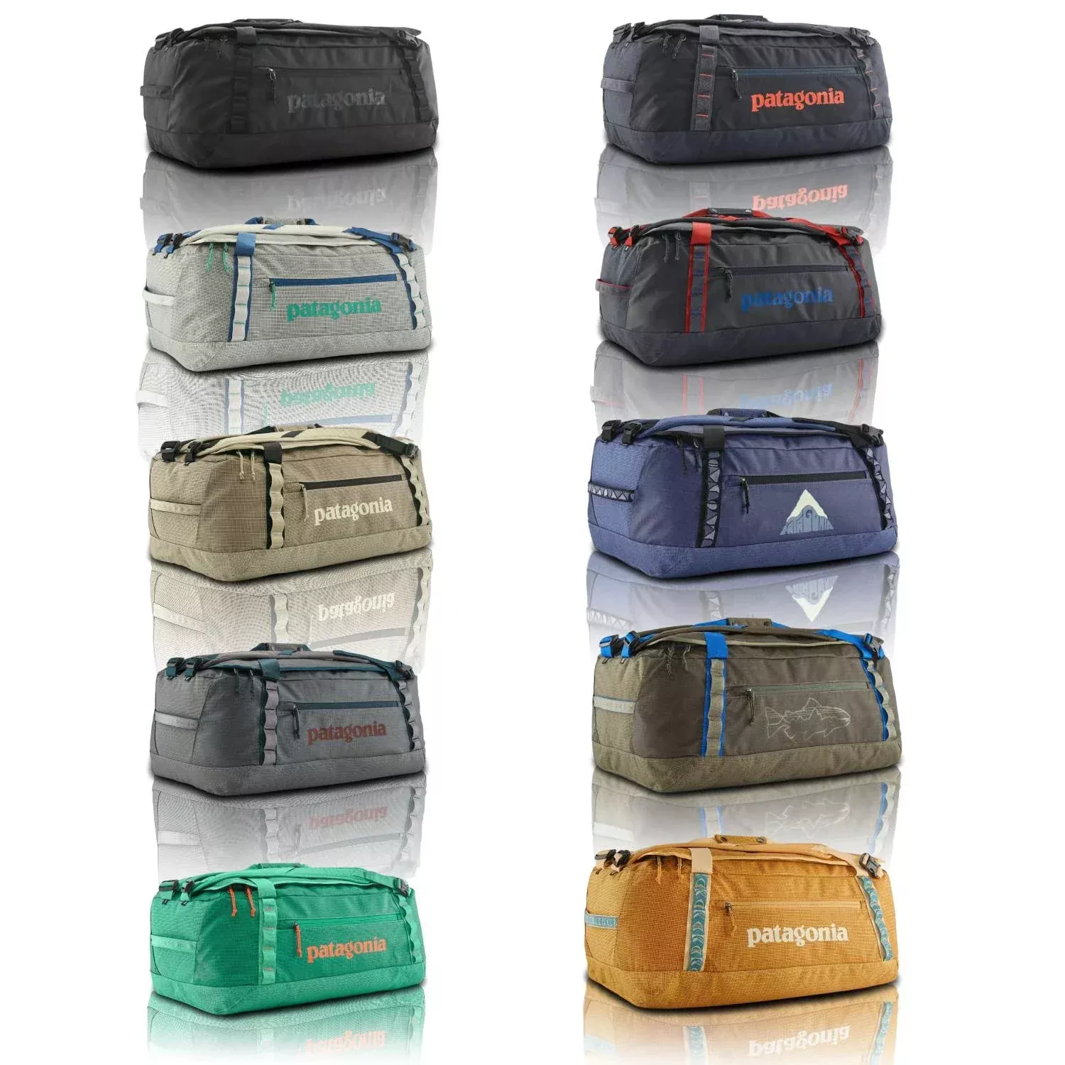 Patagonia Black Hole 55L Durable Water-Resistant Duffel Bag
