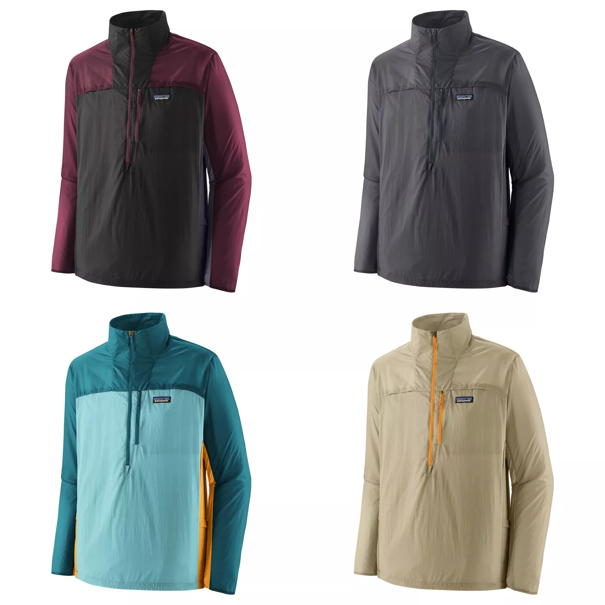 Patagonia Houdini Stash 1/2 Zip Pullover Men's – Lightweight Packable Wind Shell