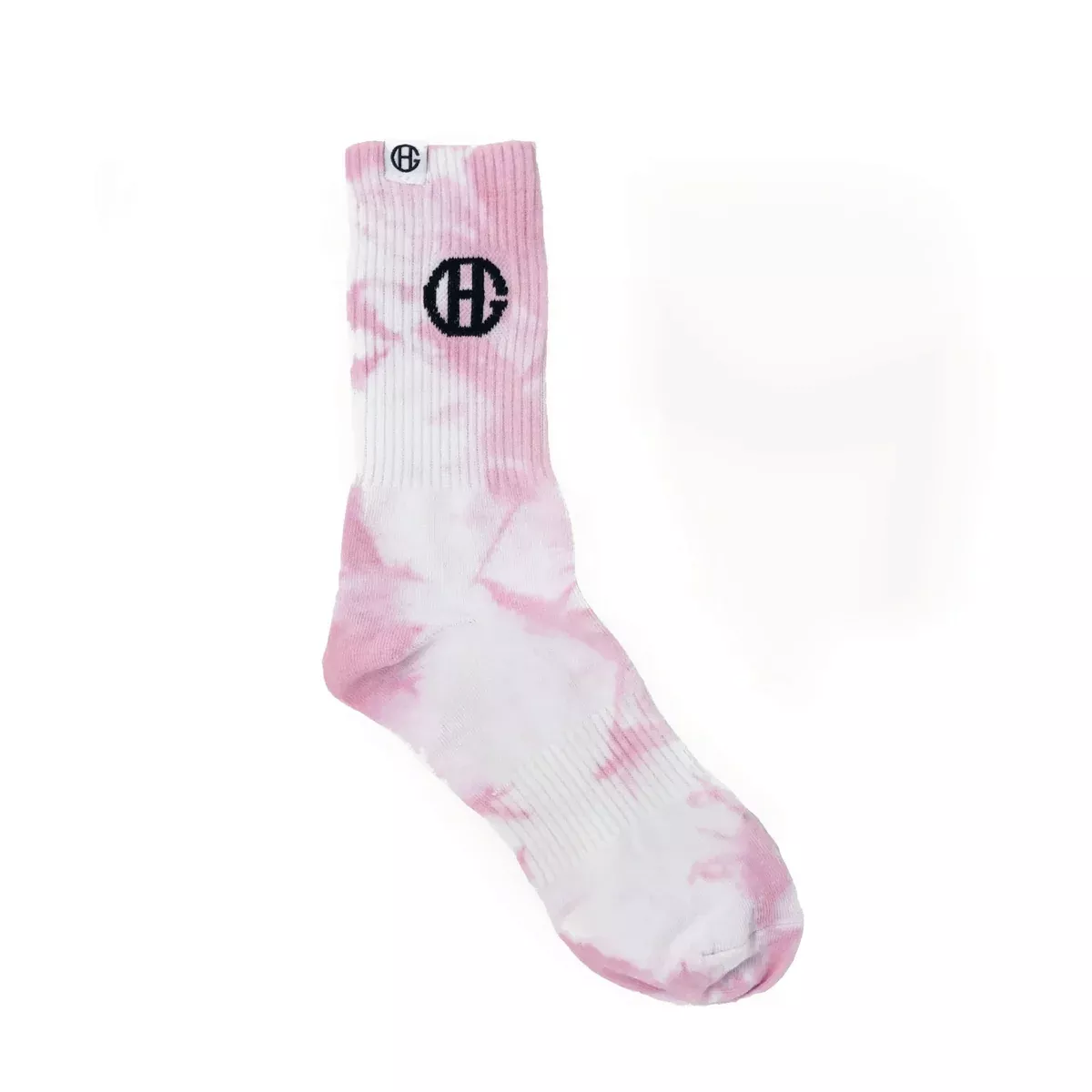 Pink Tie Dye Sports Socks