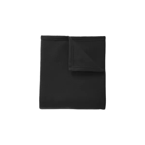 Port Authority Black Core Fleece Blanket