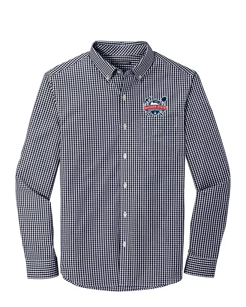 Port Authority Broadcloth Gingham Easy Care Shirt W644