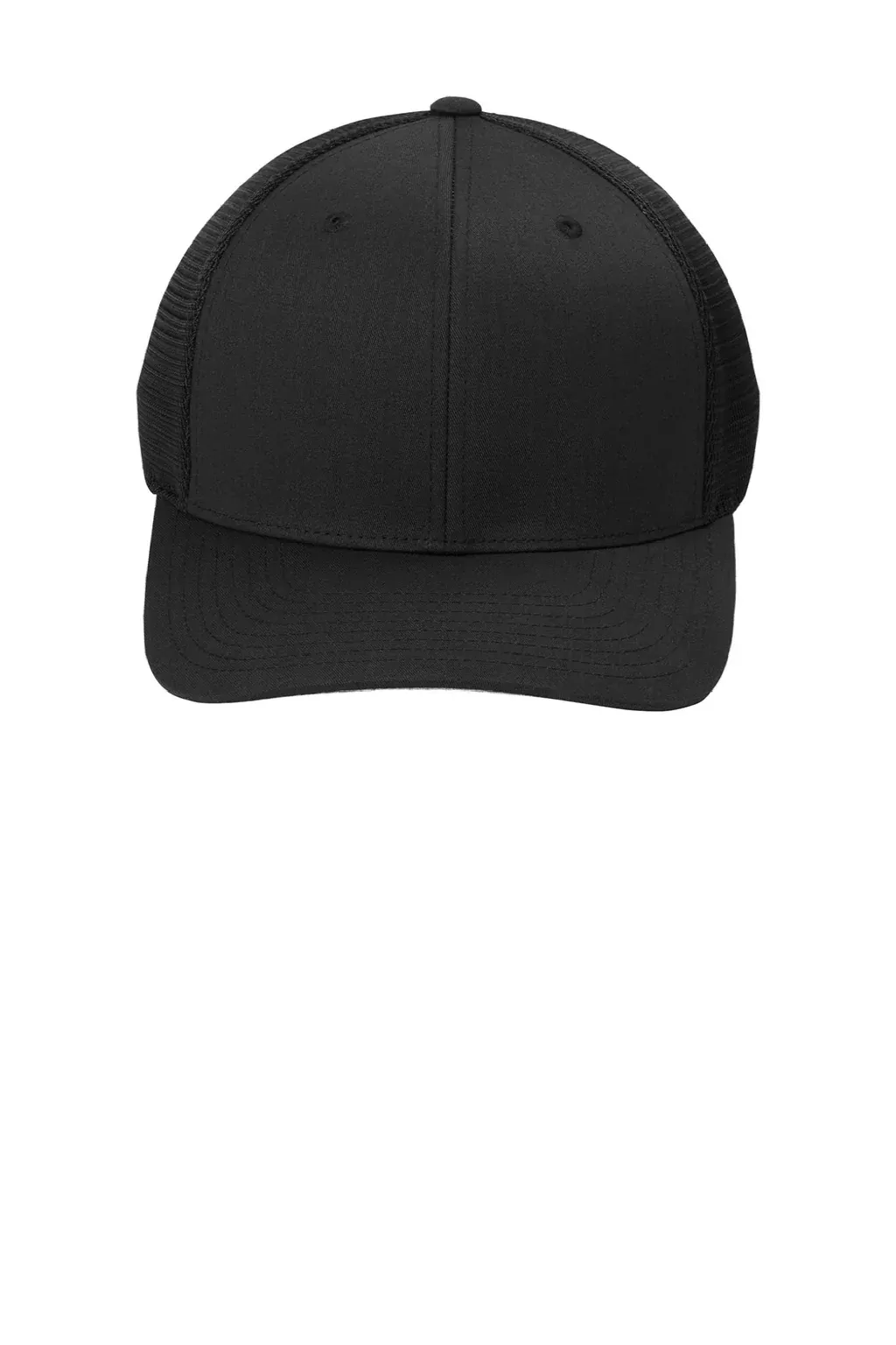 Port Authority Hats Mens Mesh Flexfit Hat - Black