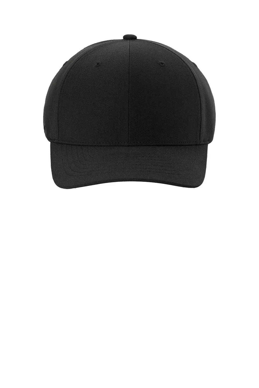 Port Authority Hats Mens NU Moisture Wicking Flexfit Hat - Deep Black