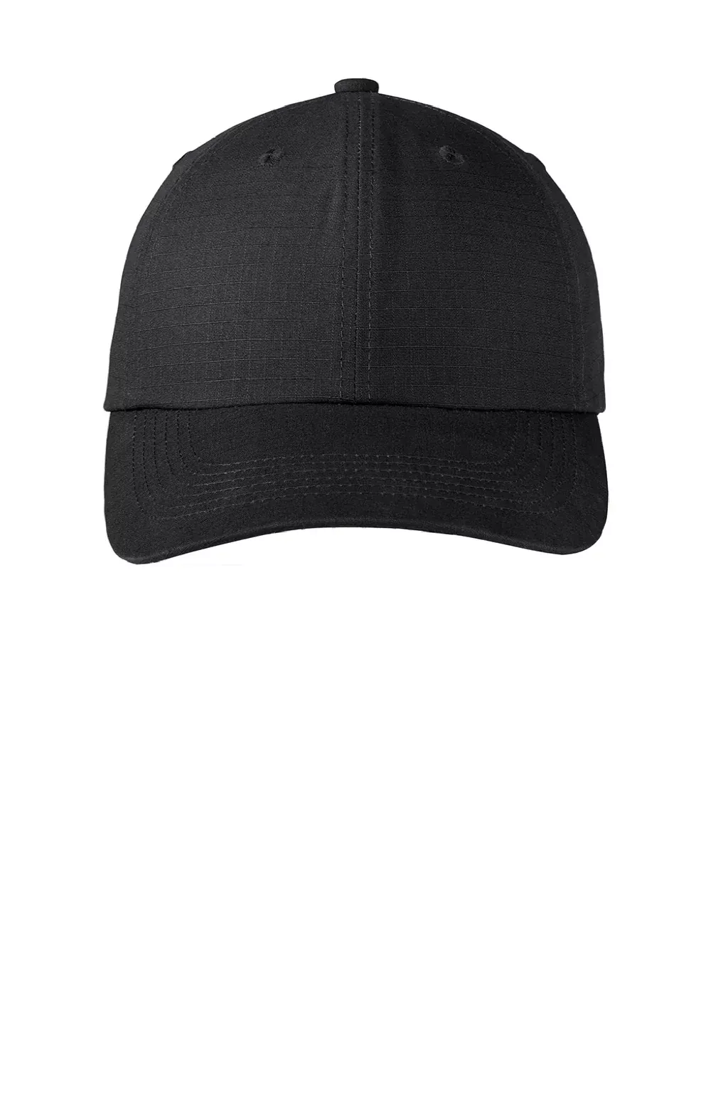 Port Authority Hats Mens Ripstop Adjustable Hat - Black