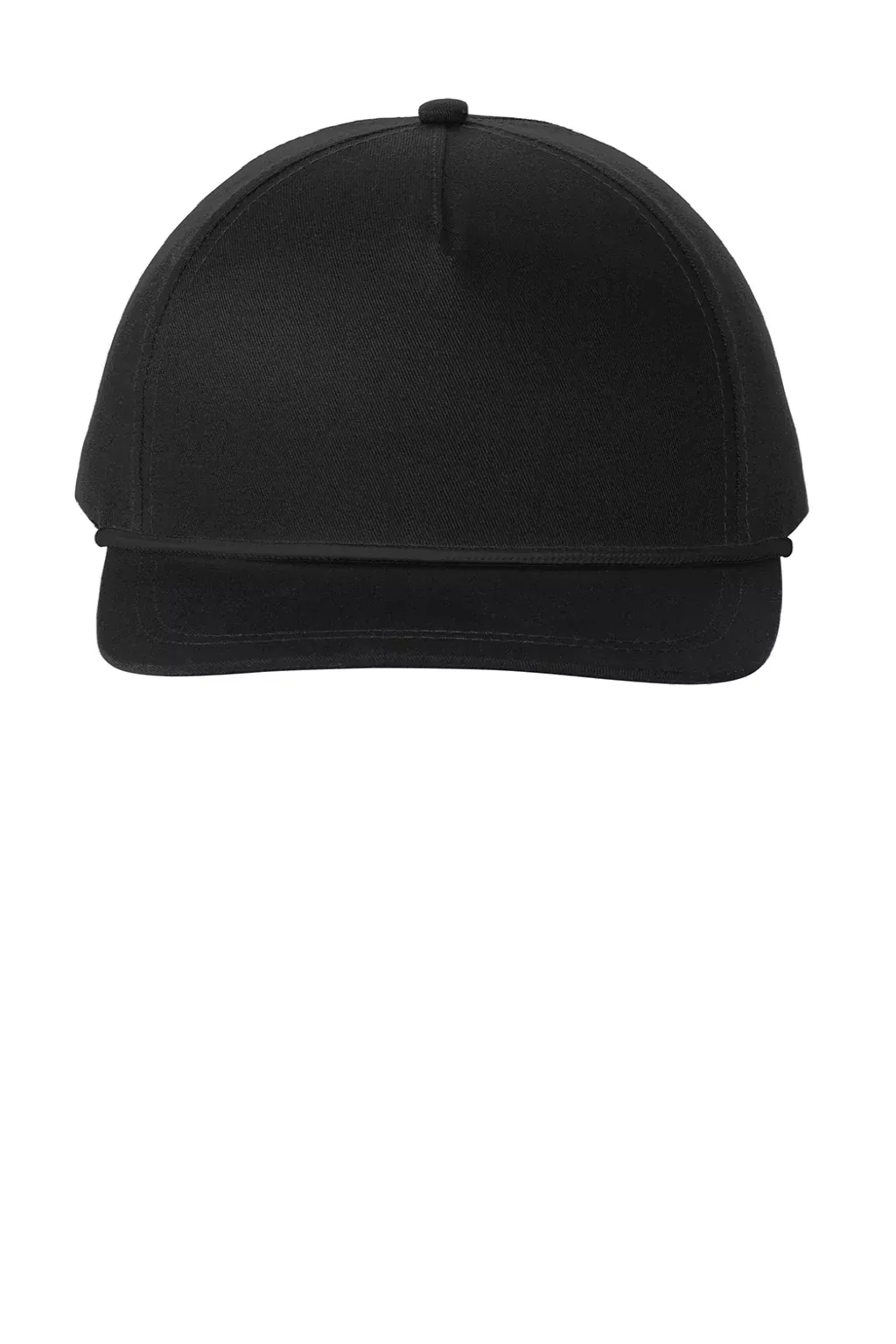 Port Authority Hats Mens Snapback Rope Hat - Black
