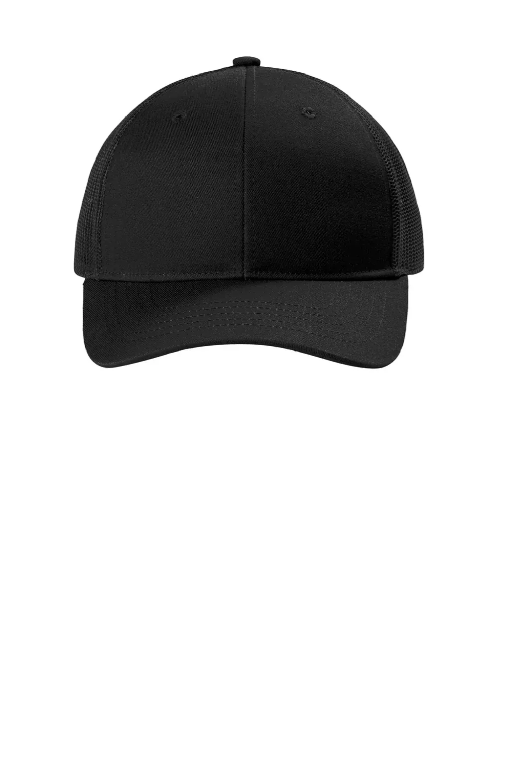 Port Authority Hats Youth Snapback Trucker Hat - Black