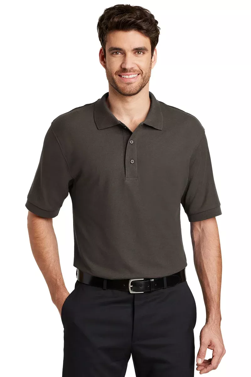 Port Authority K500 Silk Touch Polo - Bark