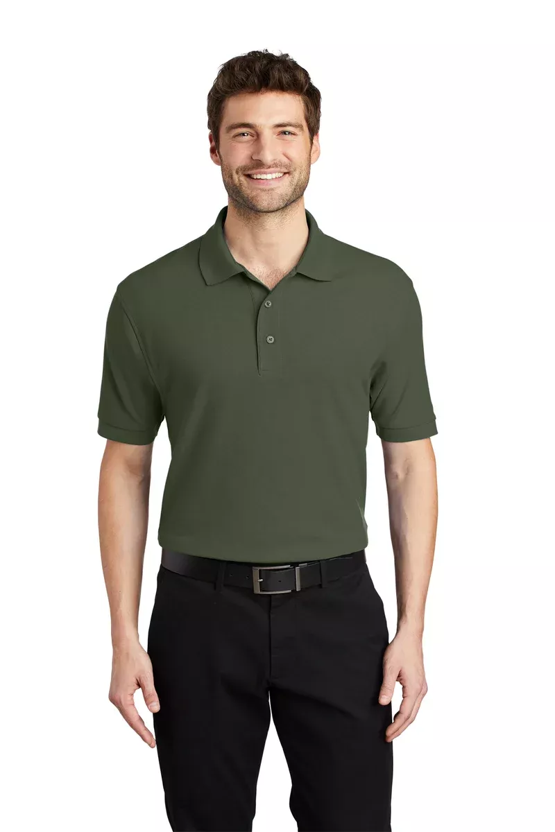Port Authority K500 Silk Touch Polo - Clover Green