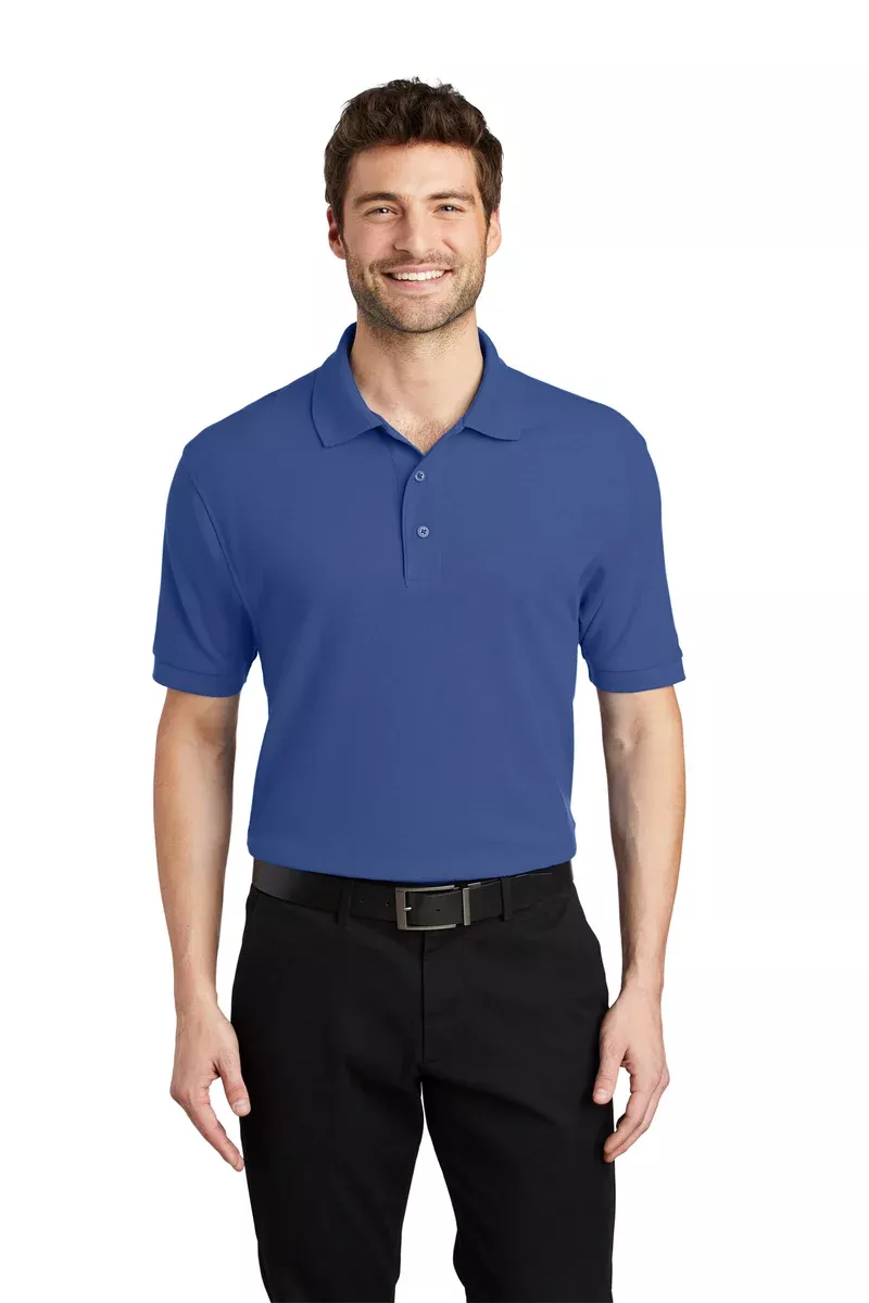 Port Authority K500 Silk Touch Polo - Mediterranean Blue