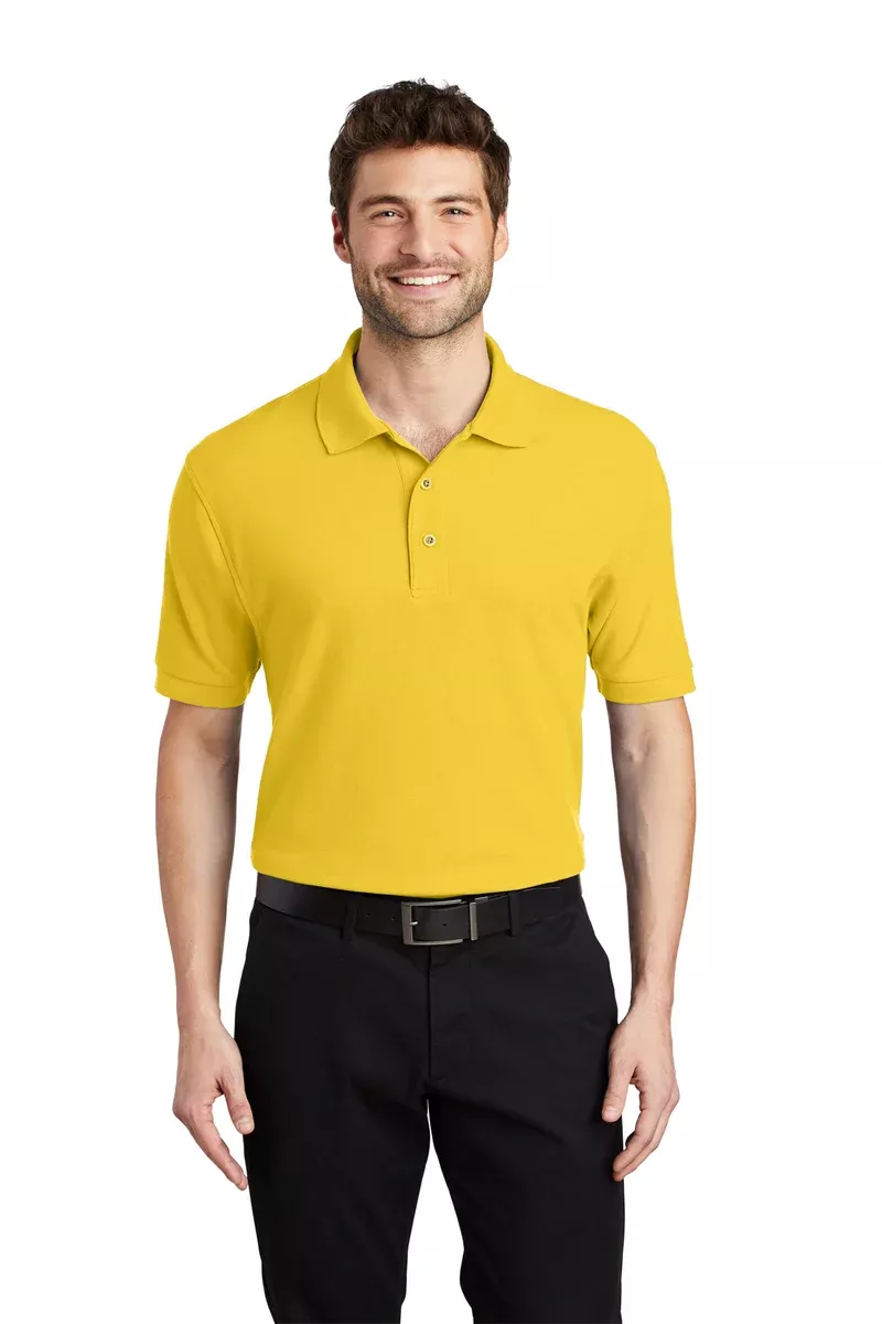 Port Authority K500 Silk Touch Polo - Sunflower Yellow