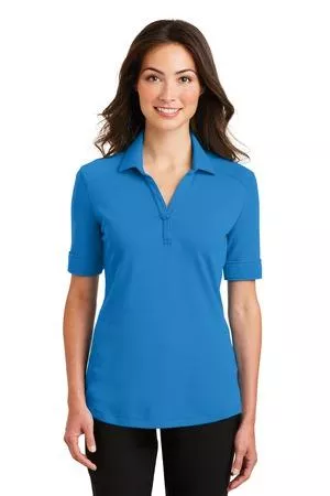Port Authority Ladies Silk Touch™ Interlock Performance Polo. L5200