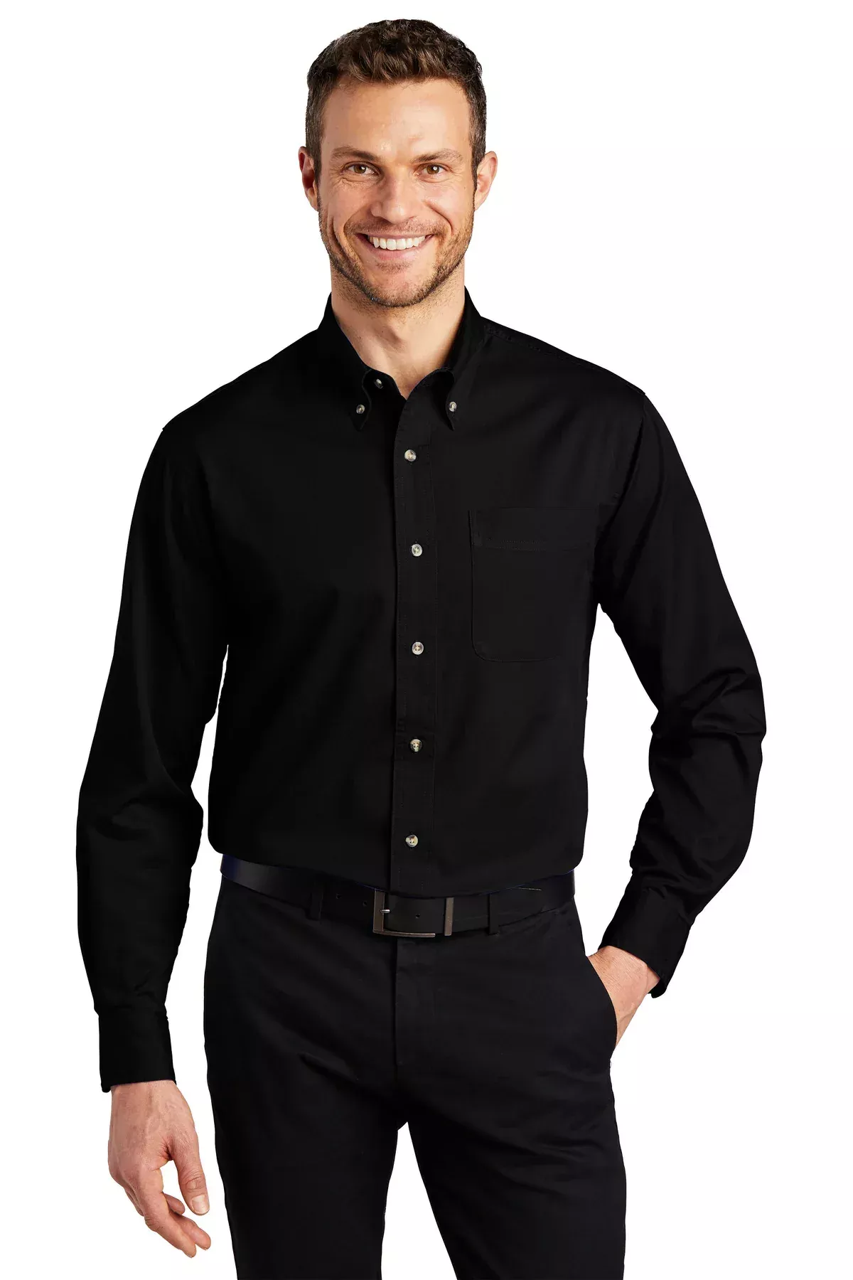 Port Authority Tall Long Sleeve Twill Shirt.TLS600T