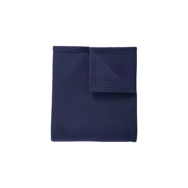 Port Authority True Navy Core Fleece Blanket