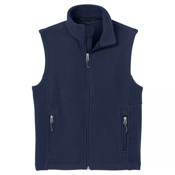 Port Authority Youth True Navy Value Fleece Vest