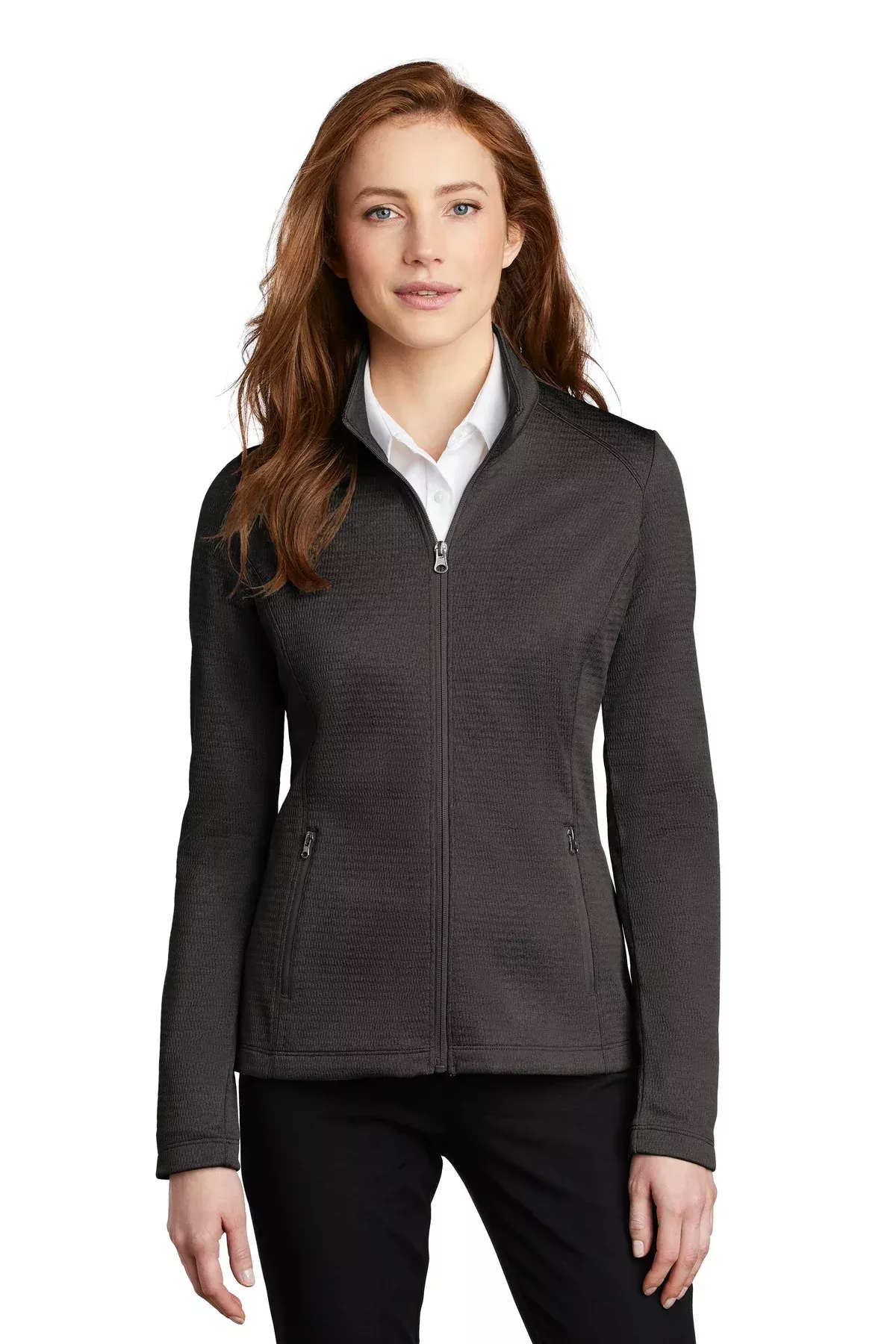 Port AuthorityLadies Diamond Heather Fleece Full-Zip Jacket L249