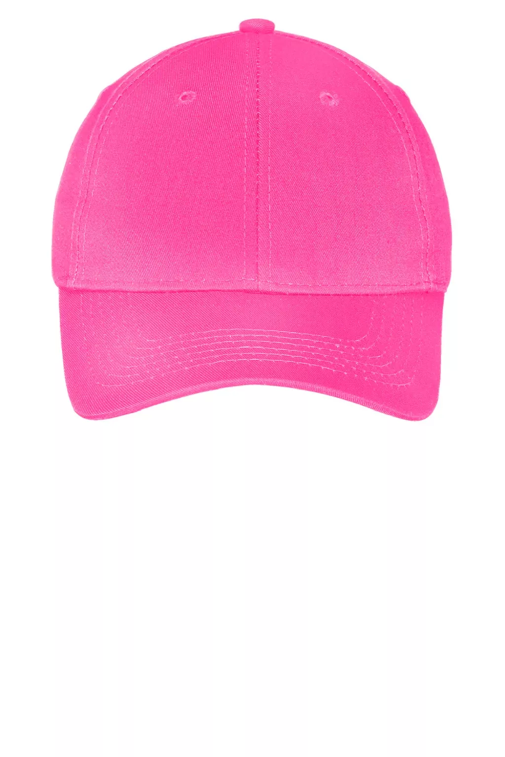 Port & Company Hats Youth Twill Adjustable Hat - Neon Pink
