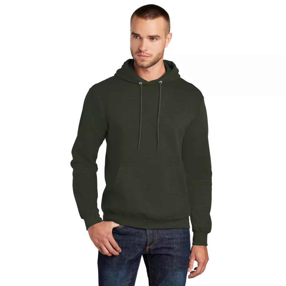 Port & Company PC78H Core Fleece Pullover Hooded Sweatshirt - Olive