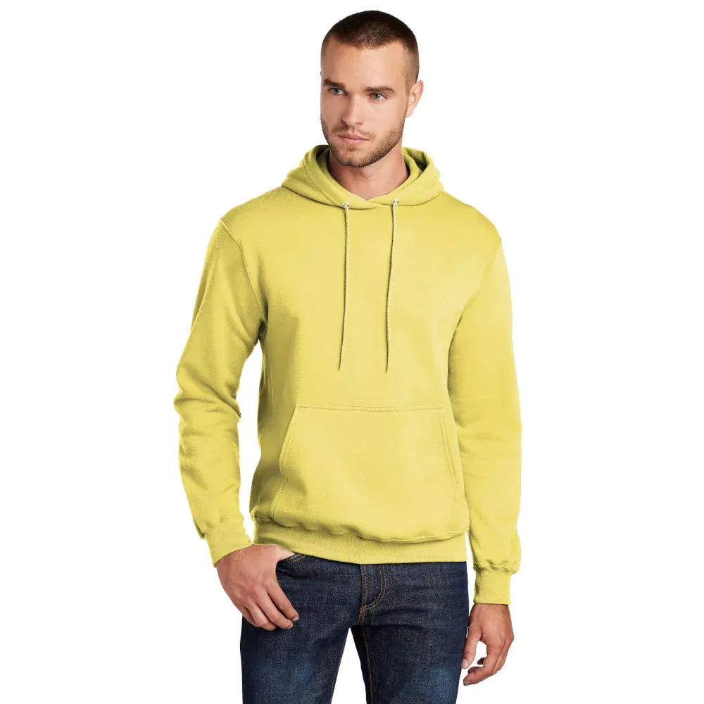 Port & Company PC78H Core Fleece Pullover Hooded Sweatshirt - Yellow