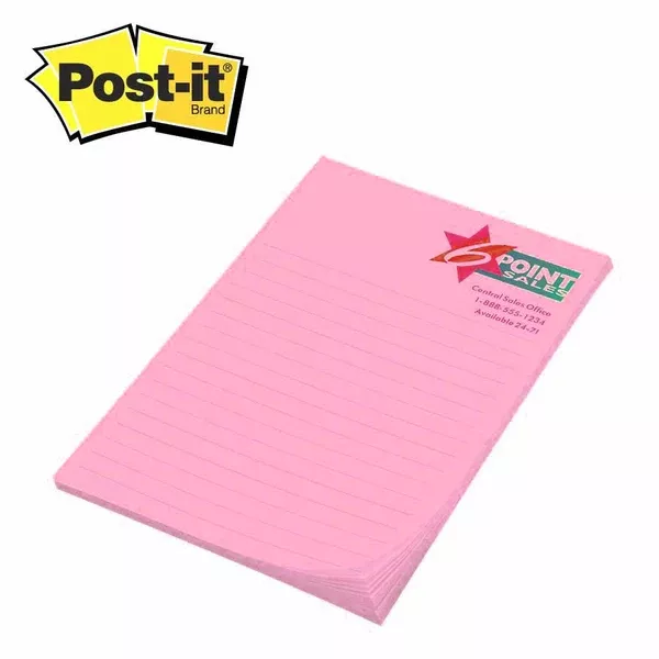 Post-it Light Cherry Blossom Custom Printed Notes 4" x 6"