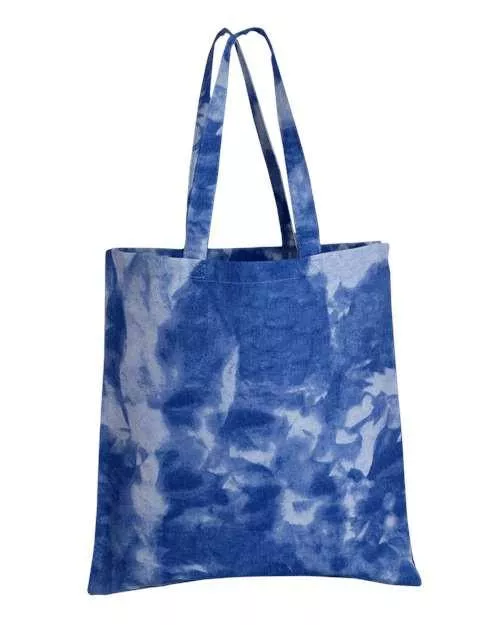 Q-Tees Tie-Dyed Canvas Bag TD800
