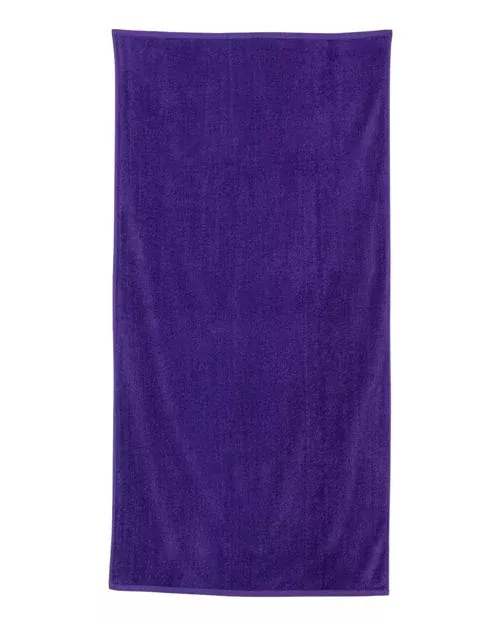 Q-Tees Velour Beach Towel - Q-Tees QV3060