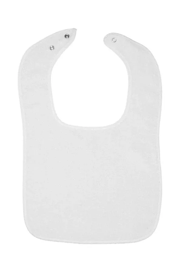 Rabbit Skins 1003 Infant Contrast Trim Terry Bib