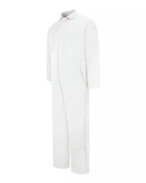 Red Kap CC14 Men's Snap-Front Cotton Coverall – 8.5 oz. 100% Cotton Twill, Pre-Shrunk | 36–56