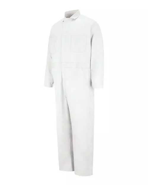 Red Kap CC16EXT Men's Extended Sizes Button-Front Cotton Coverall – 8.5 oz. 100% Cotton Twill | Extended Sizes