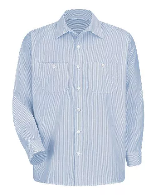 Red Kap Industrial Stripe Work Shirt SL10