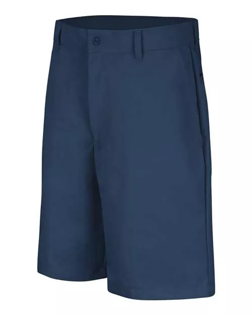 Red Kap PC26 Men's Cotton Casual Plain Front Work Shorts – 8.5 oz. 100% Wrinkle-Resistant Cotton Twill | 10" Inseam
