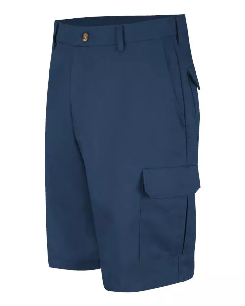 Red Kap PC86EXT Men's Extended Sizes Cargo Shorts – 8.5 oz. 100% Cotton Twill | Extended Waist Sizes