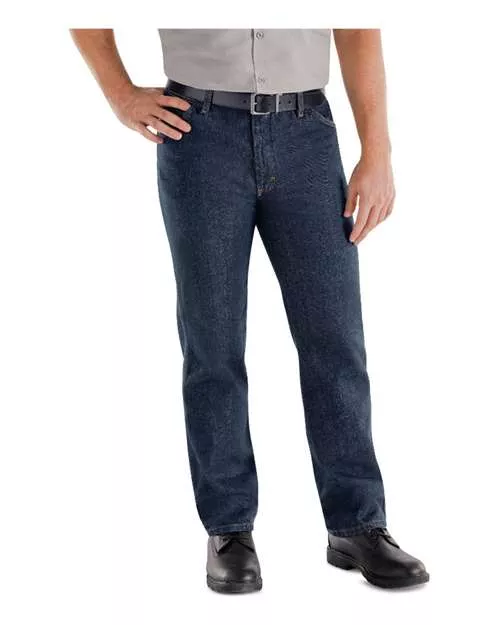 Red Kap PD52EXT Men's Extended Sizes Classic Work Jeans – 13.75 oz. Heavyweight Rigid Denim | Extended Waist