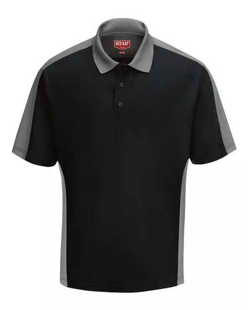 Red Kap Short Sleeve Performance Knit Two Tone Polo SK54