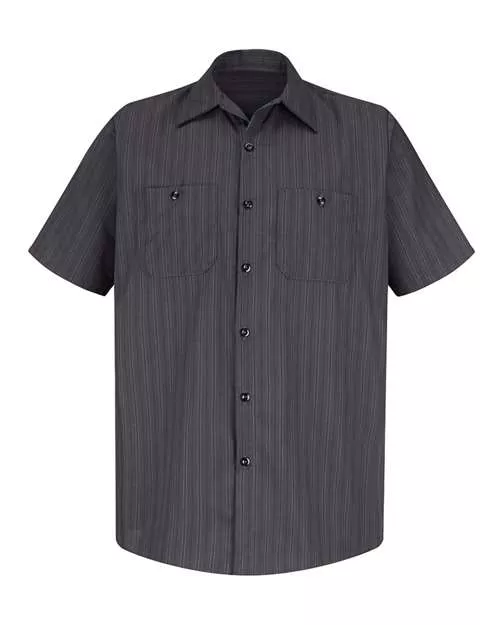 Red Kap SP20 Men's Premium Short Sleeve Work Shirt – 4.25 oz. 65/35 Poly/Cotton Poplin, Touchtex | 20+ Colors