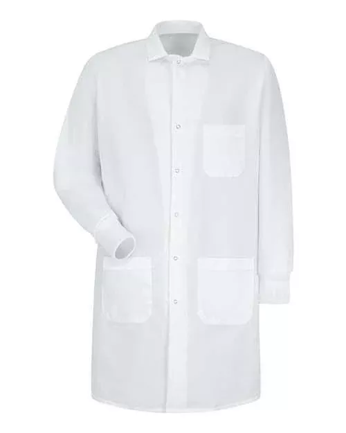 Red Kap Unisex Specialized Cuffed Lab Coat KP70 Plus Size
