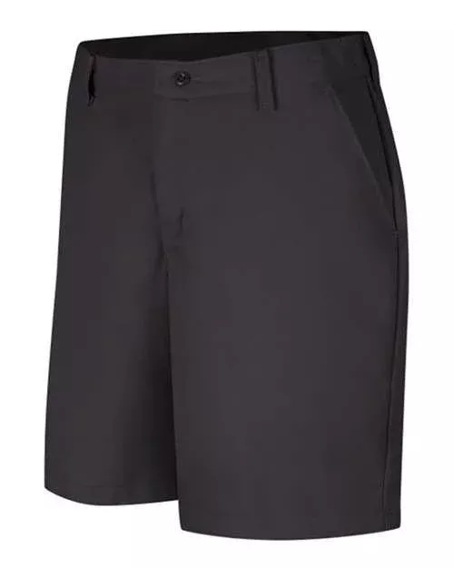 Red Kap Women's Plain Front Shorts, 8 Inch Inseam PT27