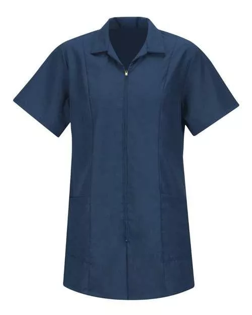 Red Kap Women's Zip Front Smock KP43 Plus Size