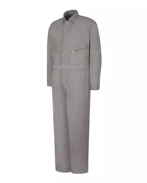 Red Kap Zip-Front Cotton Coverall - Tall Sizes CC18T