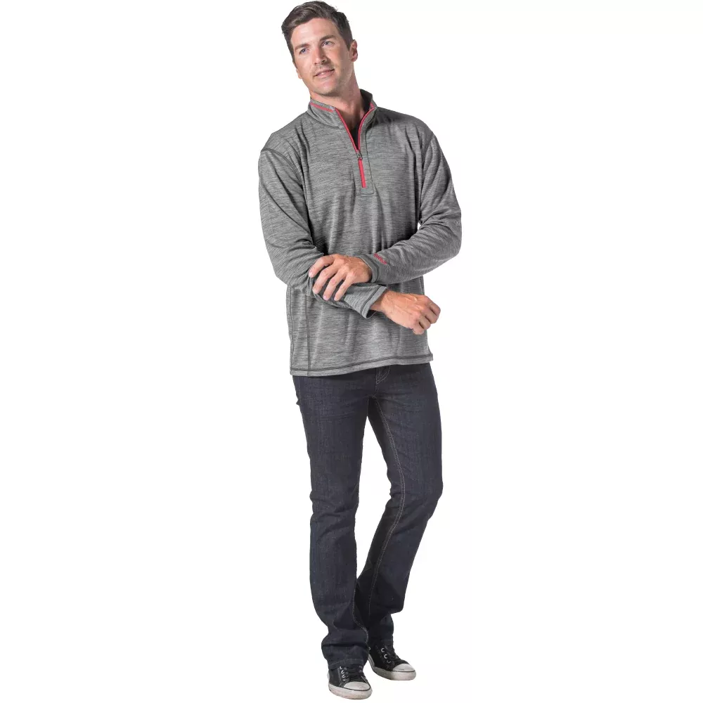 Reebok Circuit Men's Reversible Quarter Zip Pullover 7438