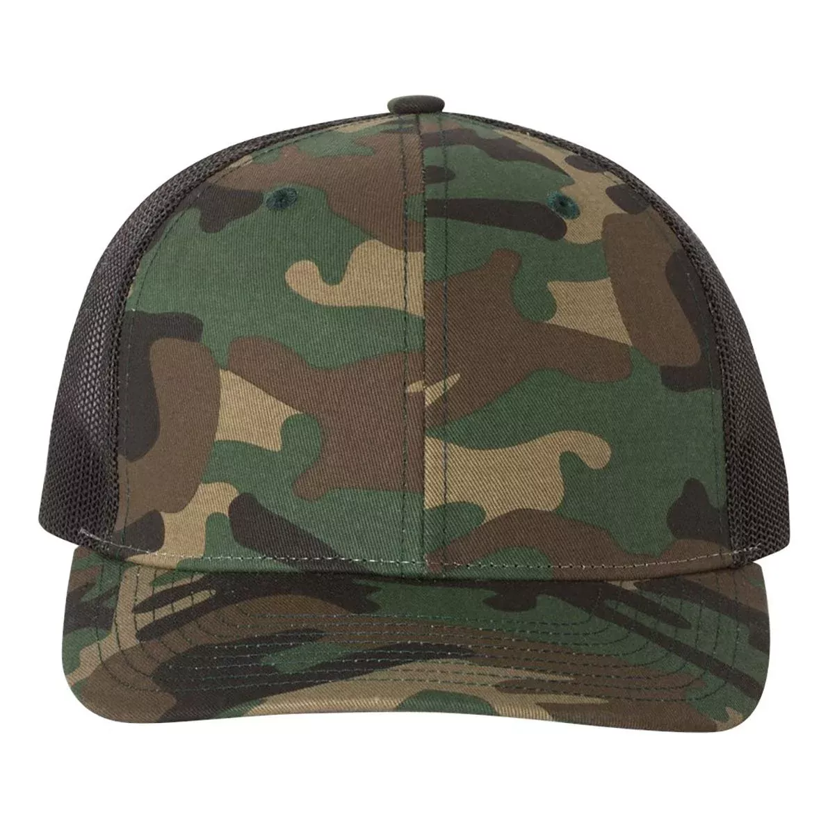 Richardson 112P Printed Trucker Cap | Wholesale Camo Snapback Blank