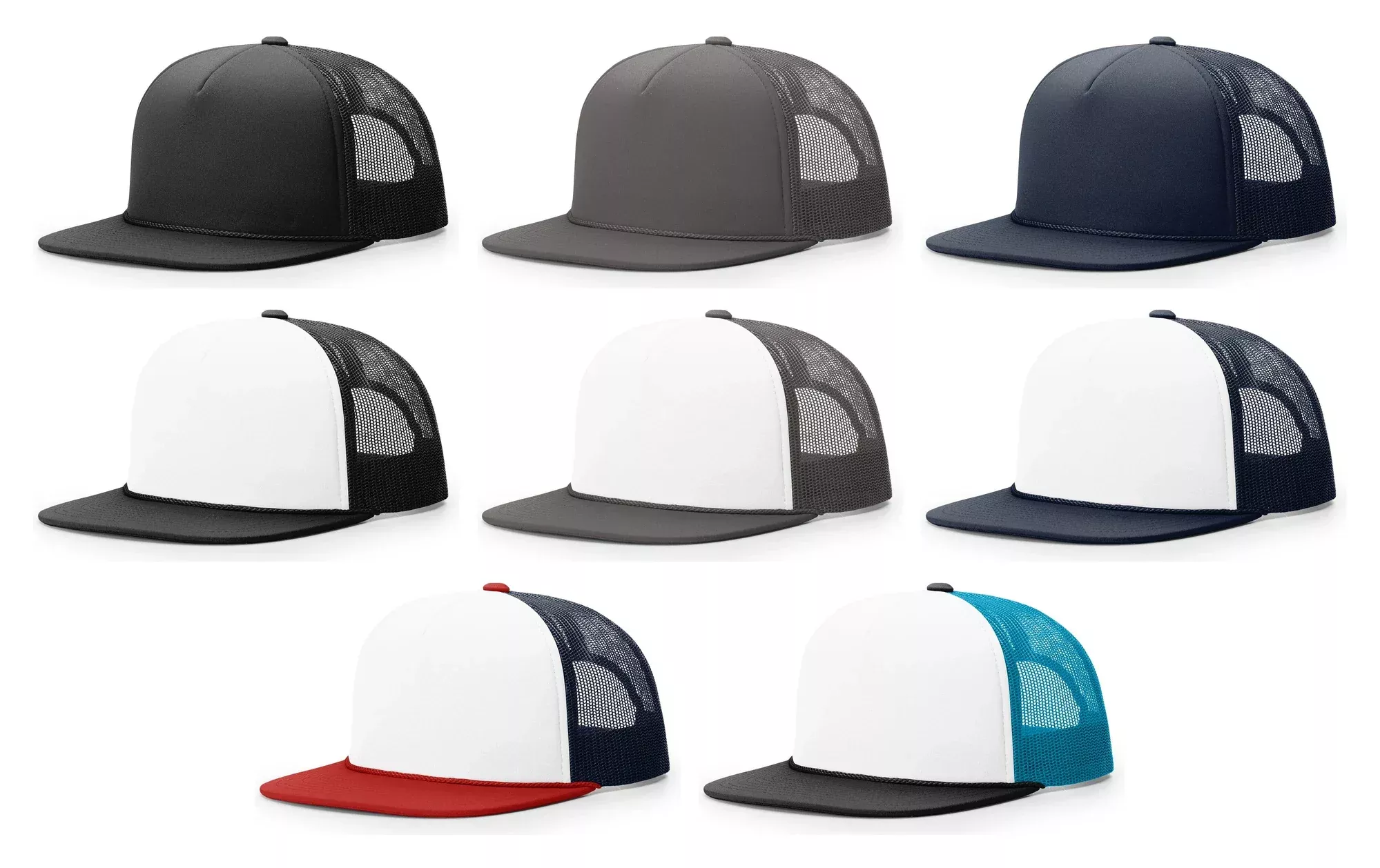Richardson 113 Foamie Trucker Hat – Foam-Front Mesh-Back Snapback Cap OSFM