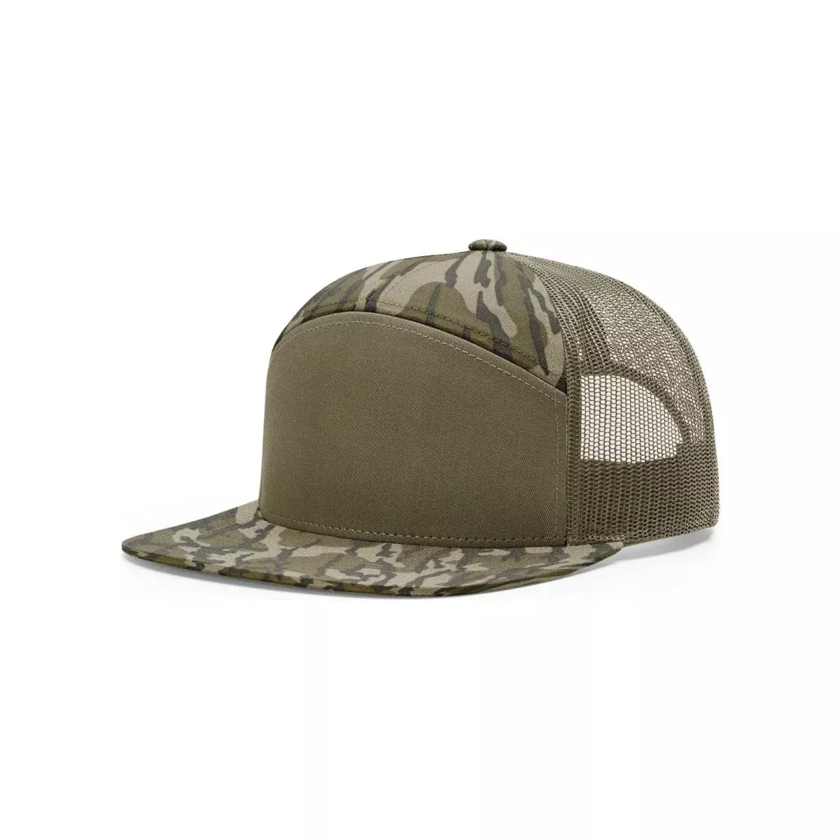 Richardson 168P Printed Seven-Panel Trucker Cap | Wholesale Camo Headwear