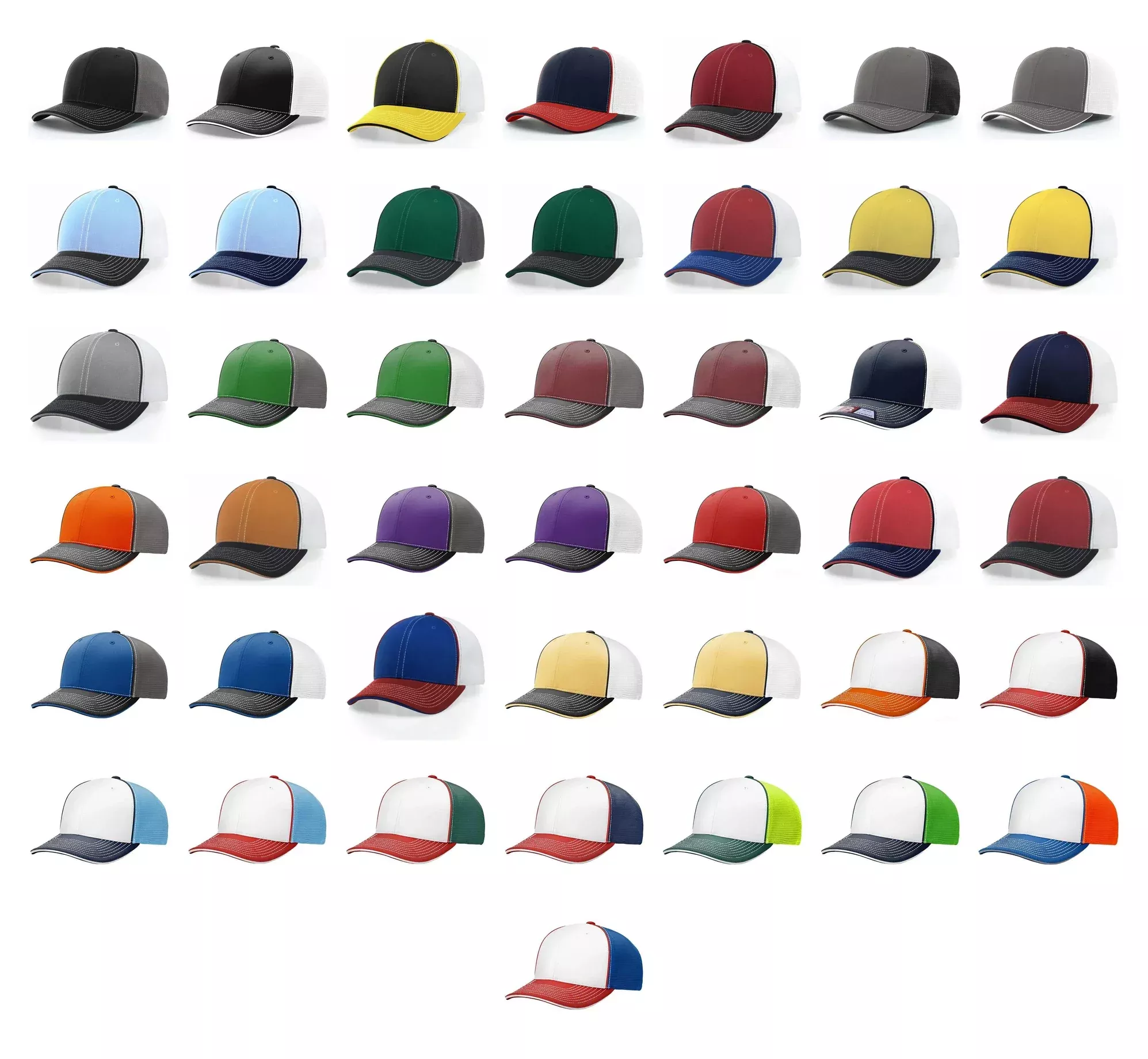 Richardson 172 Pulse Sportmesh R-Flex Trucker Hat – Performance Mesh-Back Stretch-Fit Cap