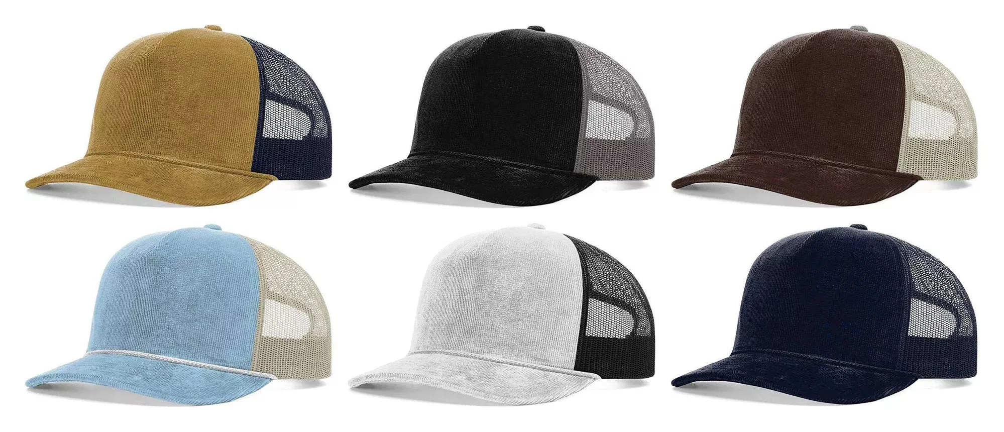 Richardson 930 Troutdale Corduroy Trucker Cap Adjustable Snapback