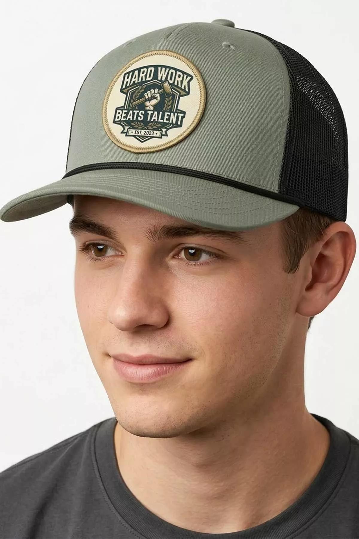 Richardson Five-Panel with Rope 112FPR-Embroidered