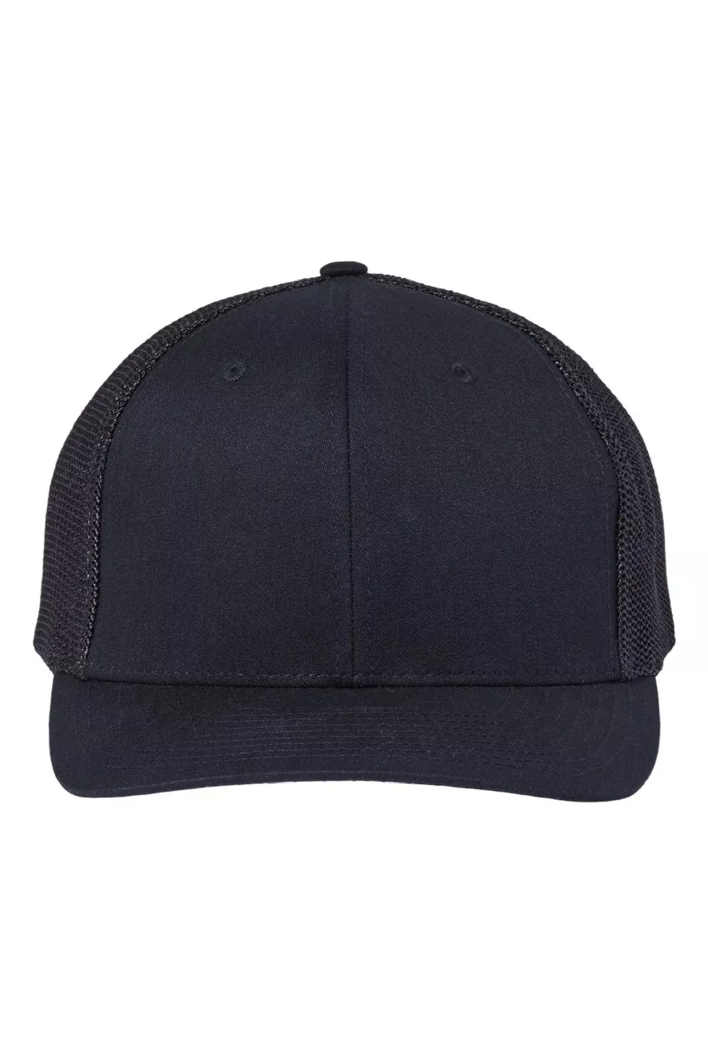 Richardson Hats Mens 112+ R-Flex Adjustable Trucker Hat - Black
