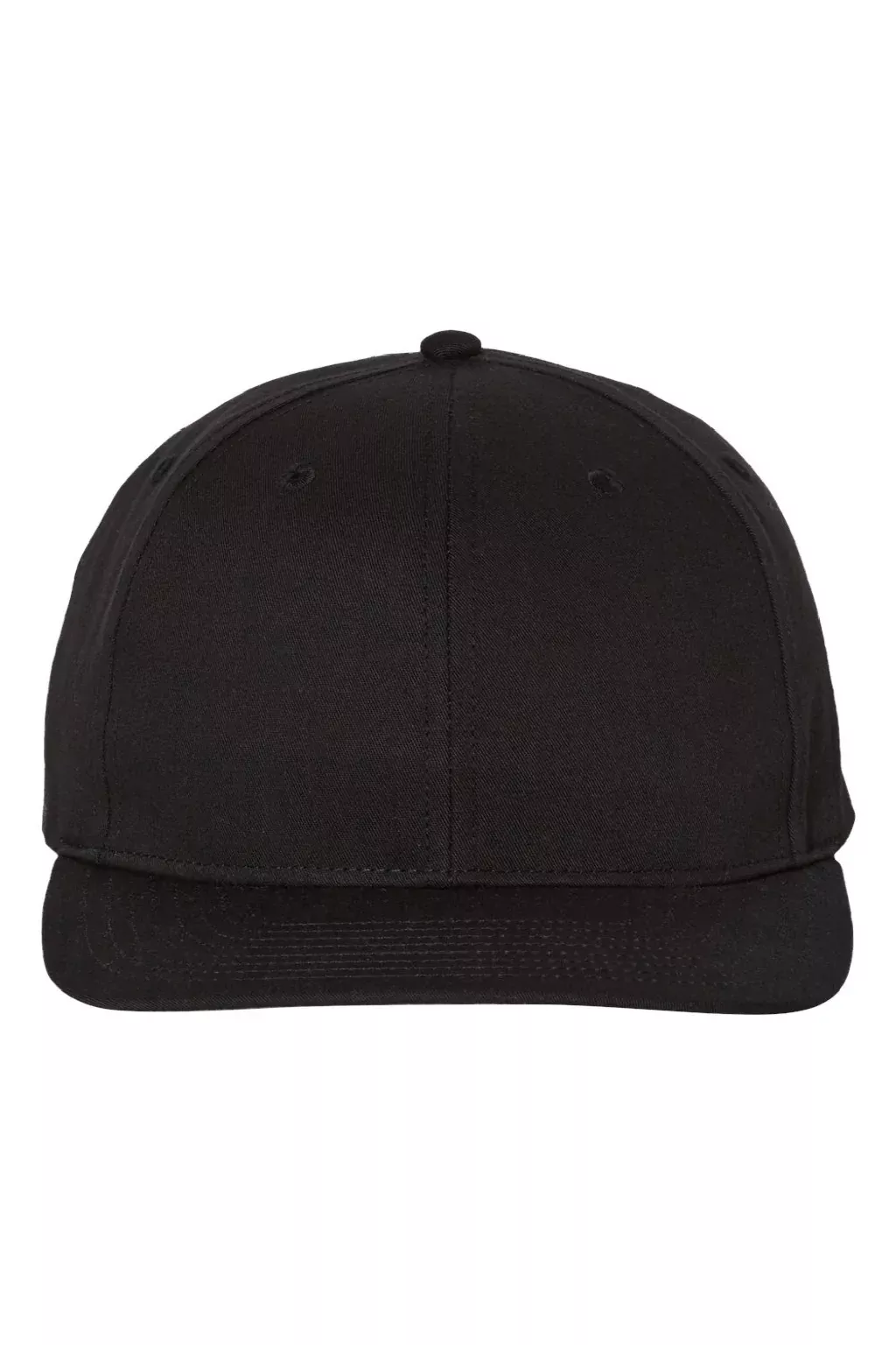 Richardson Hats Mens Pro Twill Snapback Hat - Black